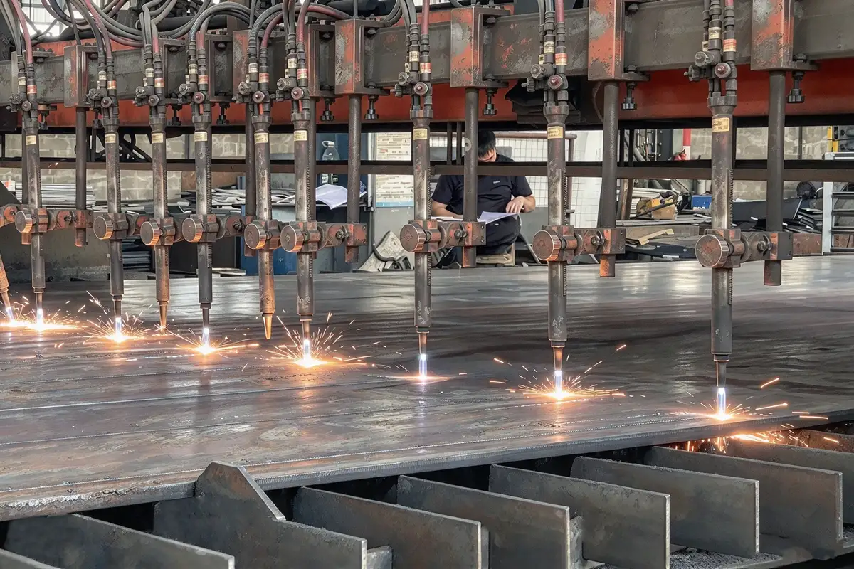 CNC 钢板切割与分条下料